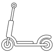 Scooter coloring pages free coloring pages