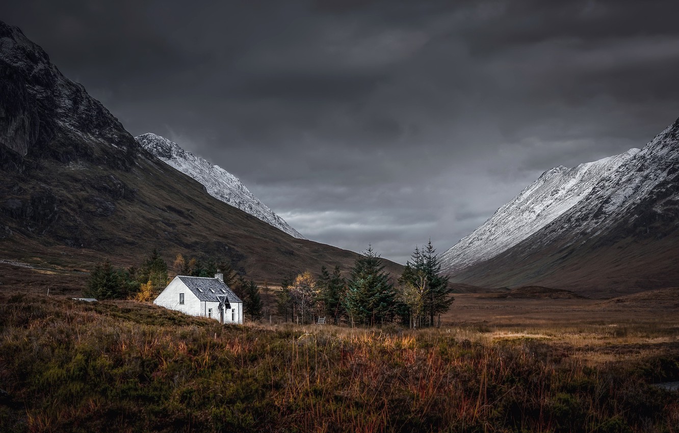 Wallpaper mountains house scottish highlands images for desktop section ðñðñððð
