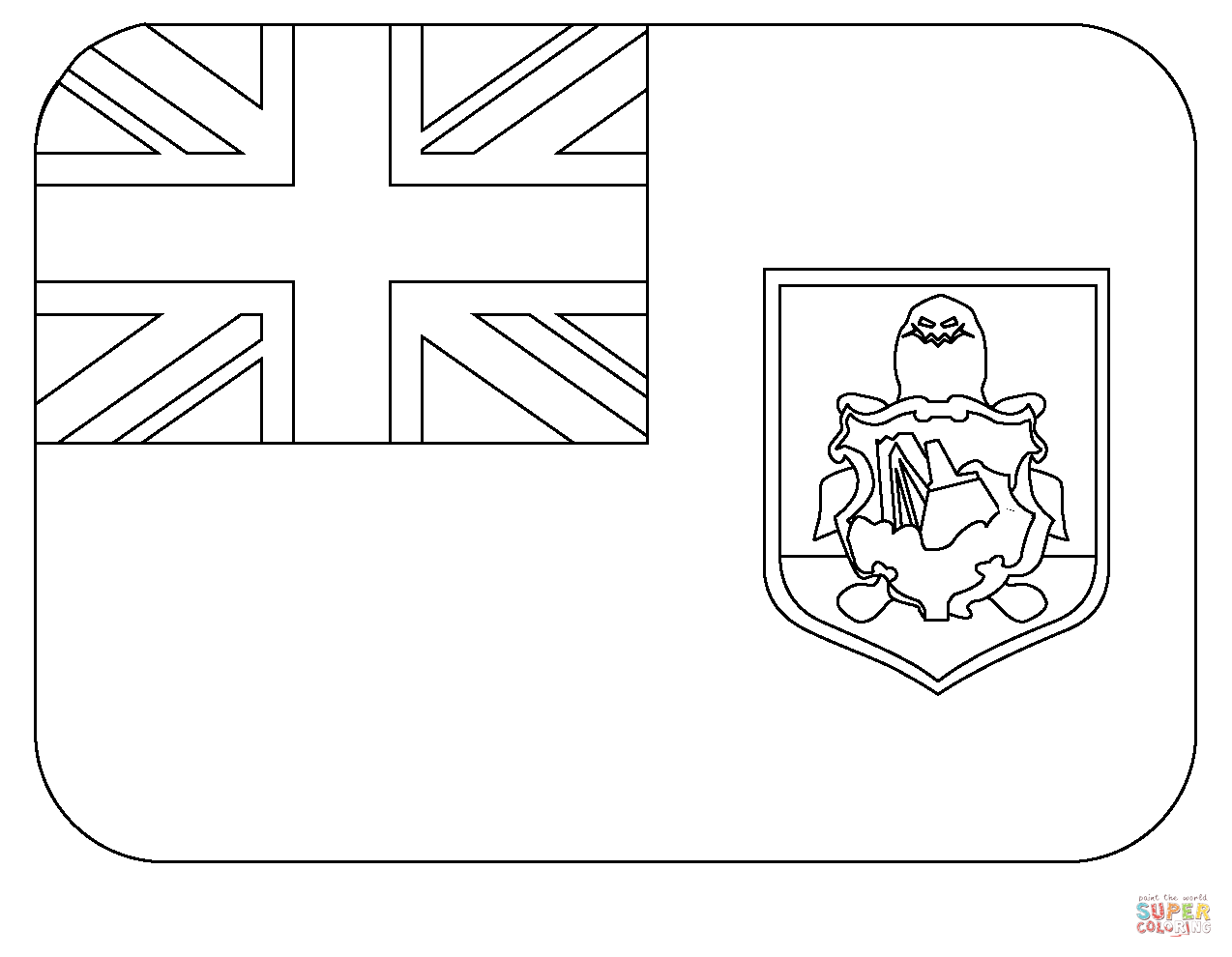 Flag of bermuda emoji coloring page free printable coloring pages