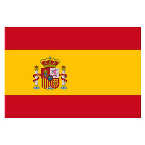 Spanish flag with crest