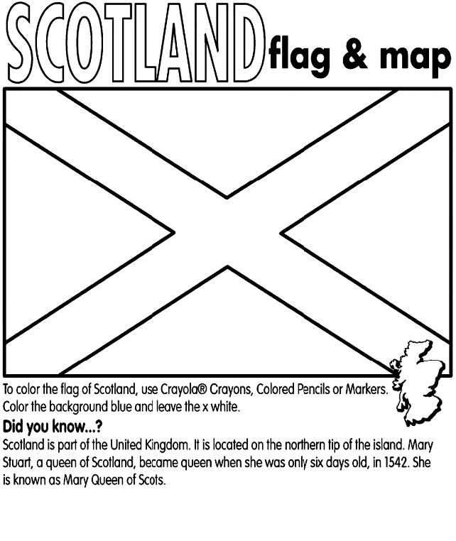 Scotland flag flag of scotland flag coloring pag scotland