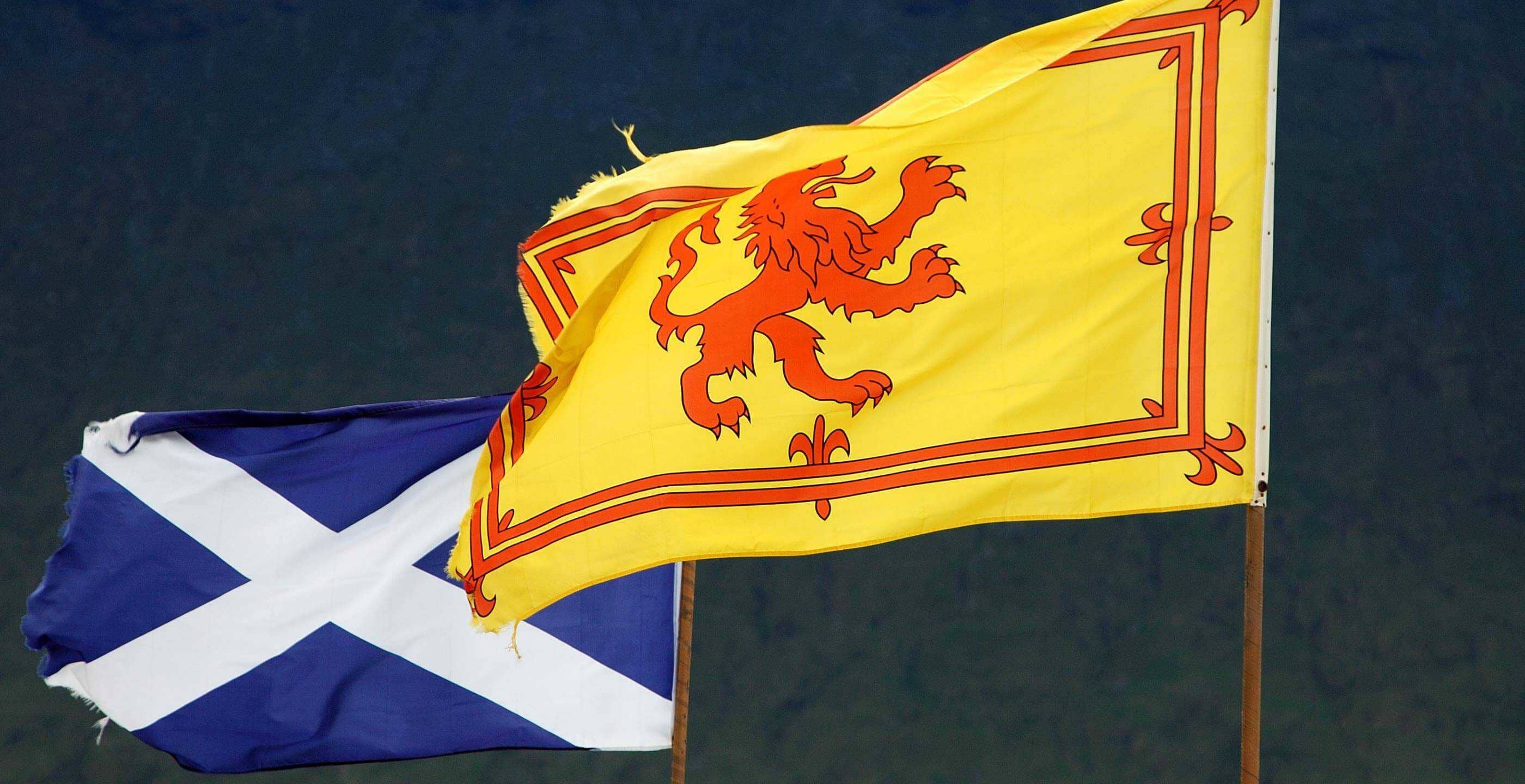 The flags of scotland