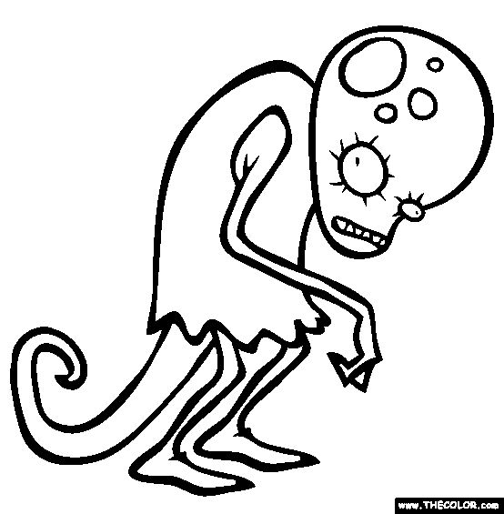 Onsters online coloring pages