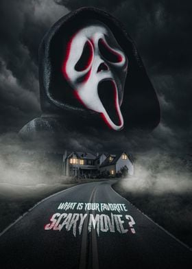 Scream ghostface poster by infinitephotography