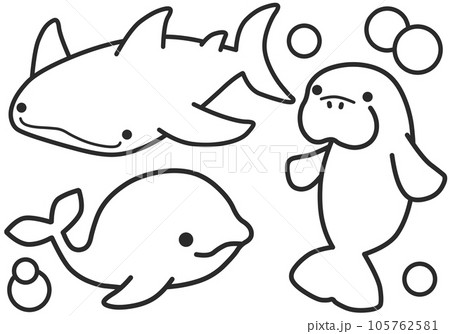 Sea creatures coloring pages
