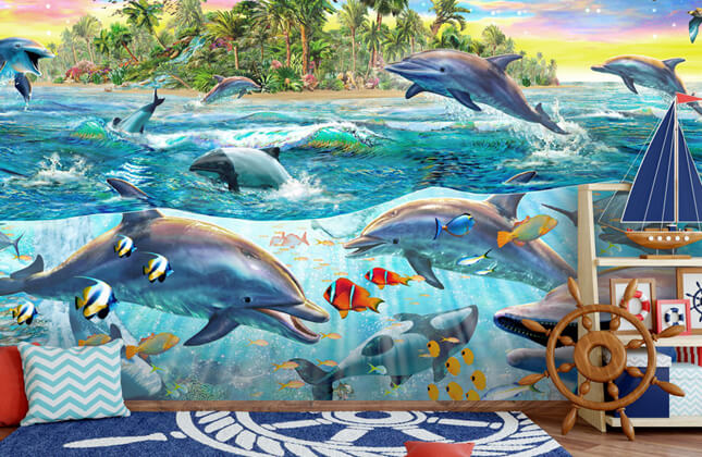 Fish wallpaper sea life wall murals uk