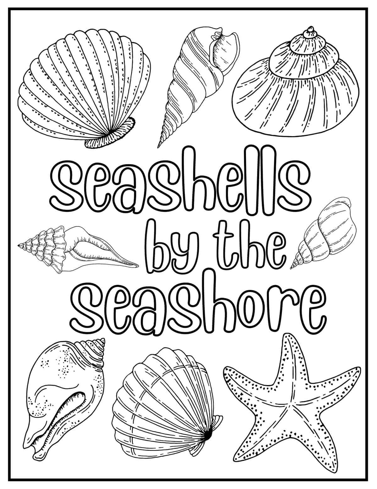 Free summer coloring pages for kids