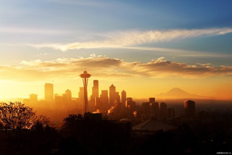Seattle skyline space needle hd wallpapers desktop and mobile images photos
