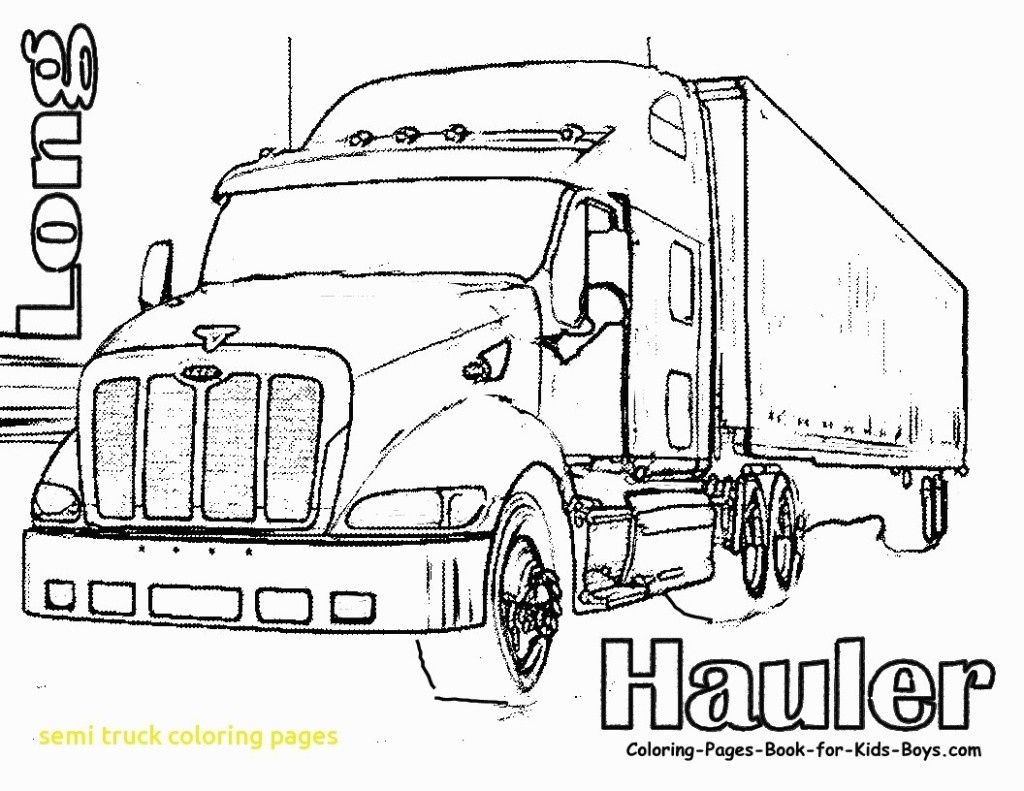 Semi truck coloring pages peterbilt coloring pages semi truck with free printable arilitv and
