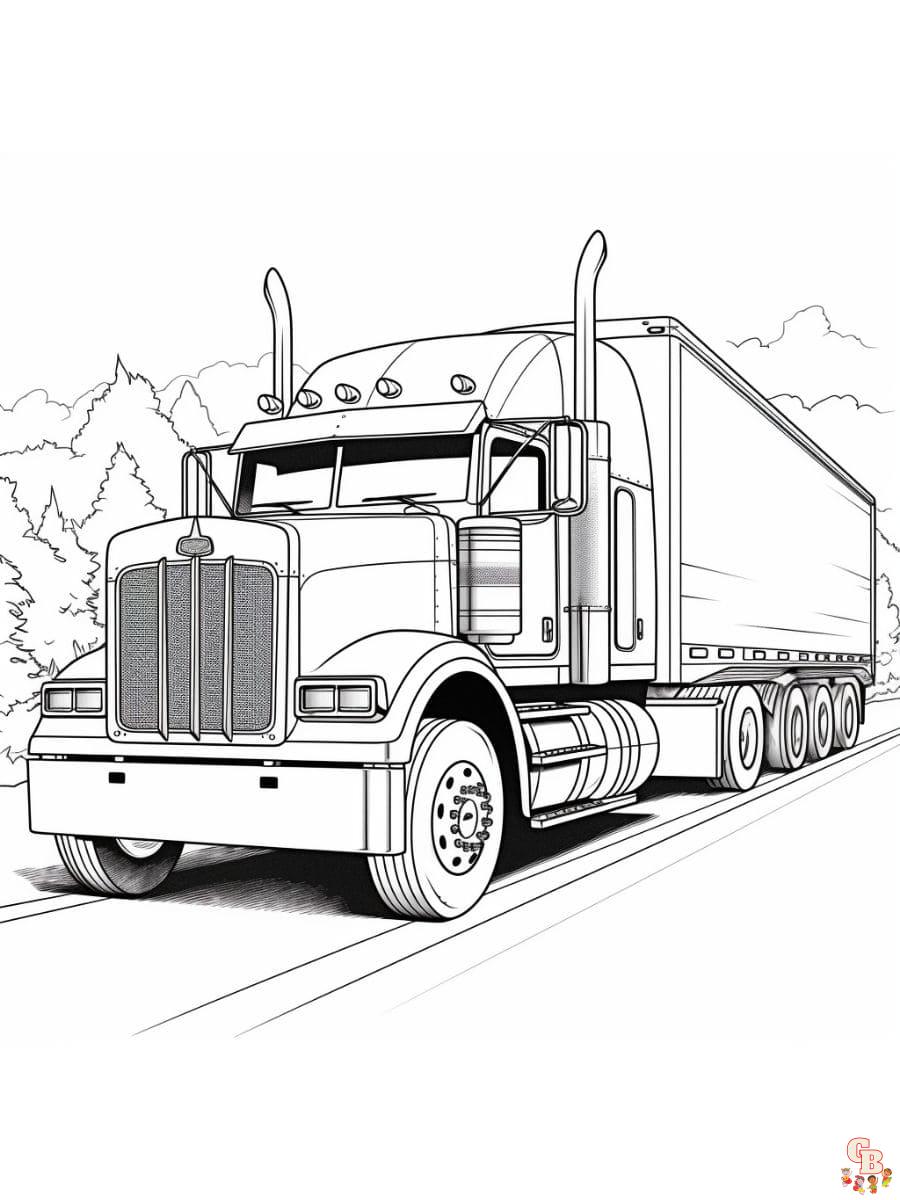 Printable wheeler coloring pages free for kids and adults