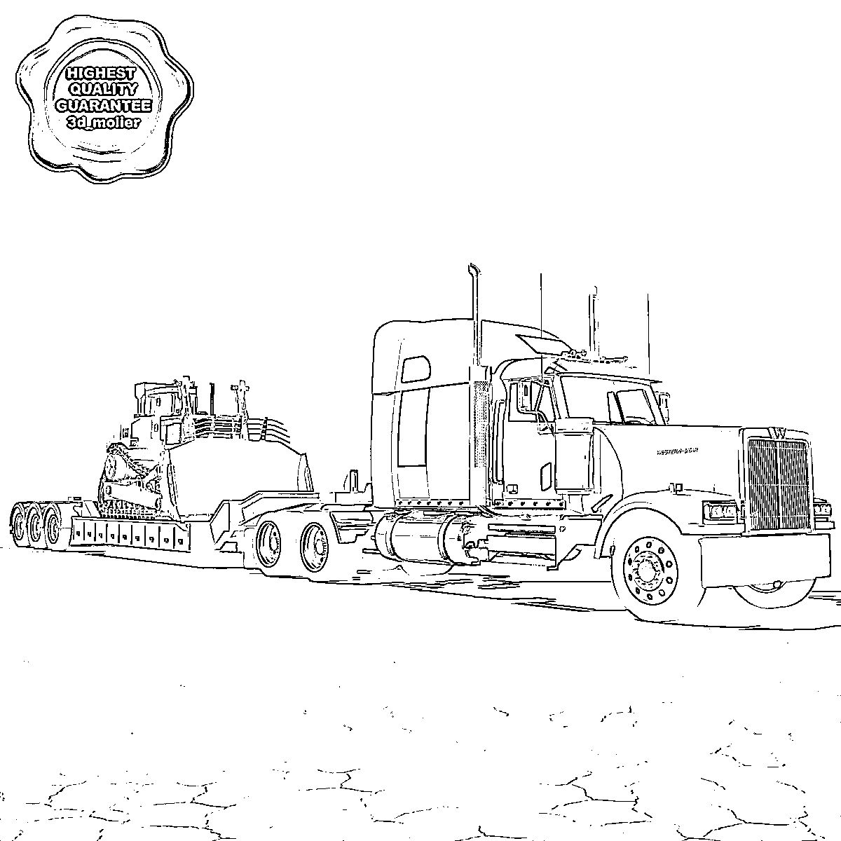 Pin by shane on landscapes truck coloring pages tractor coloring pages truck art