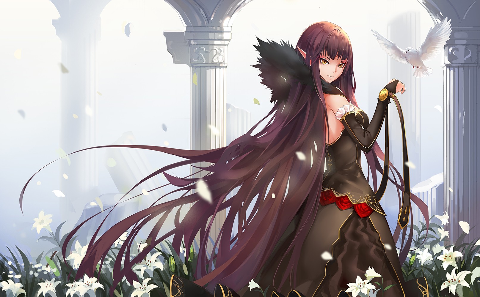 Assassin of red semiramis fateapocrypha fateapocrypha anime girls long hair fate series anime