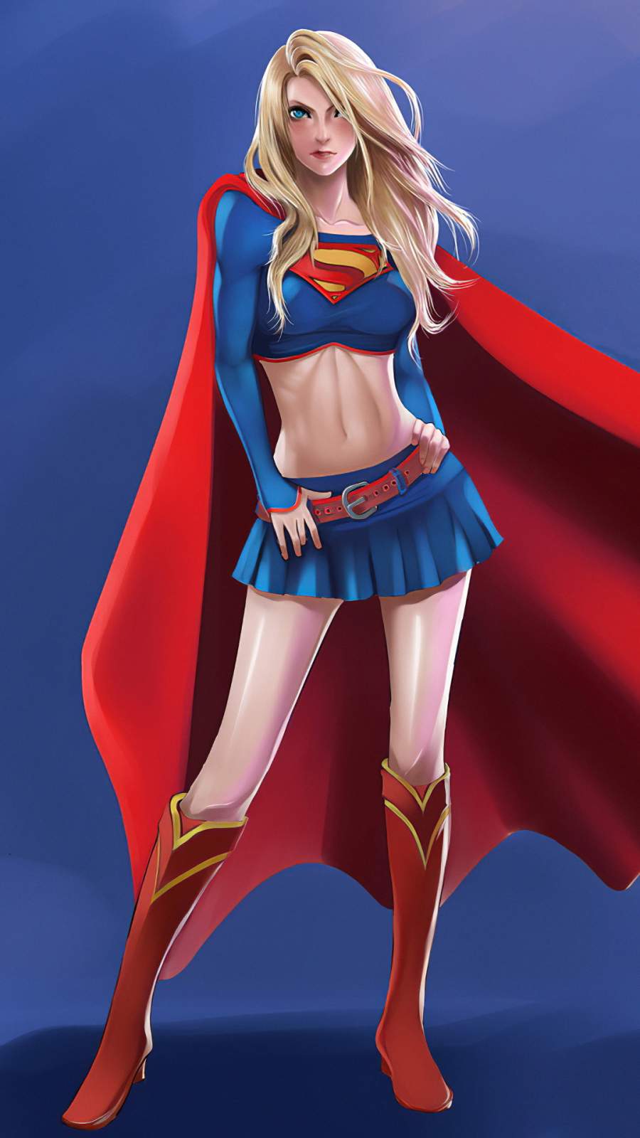 Sexy supergirl iphone wallpaper