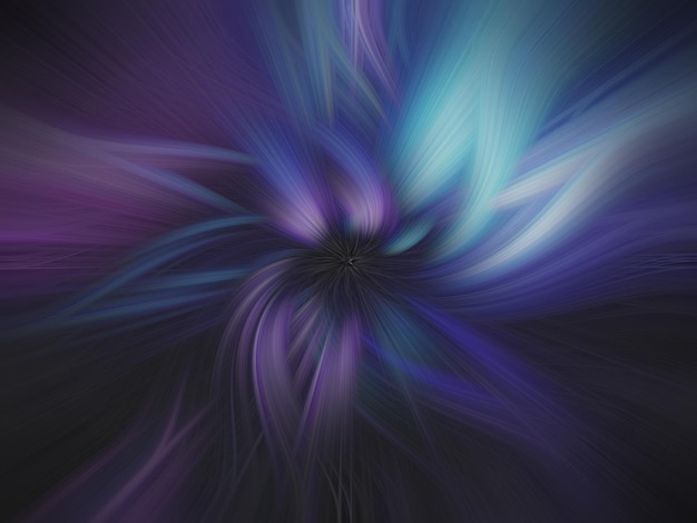 Premium photo abstract background waveform floral shades of blue black and purple