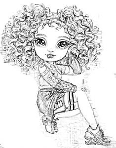 Shadow high coloring page â art art