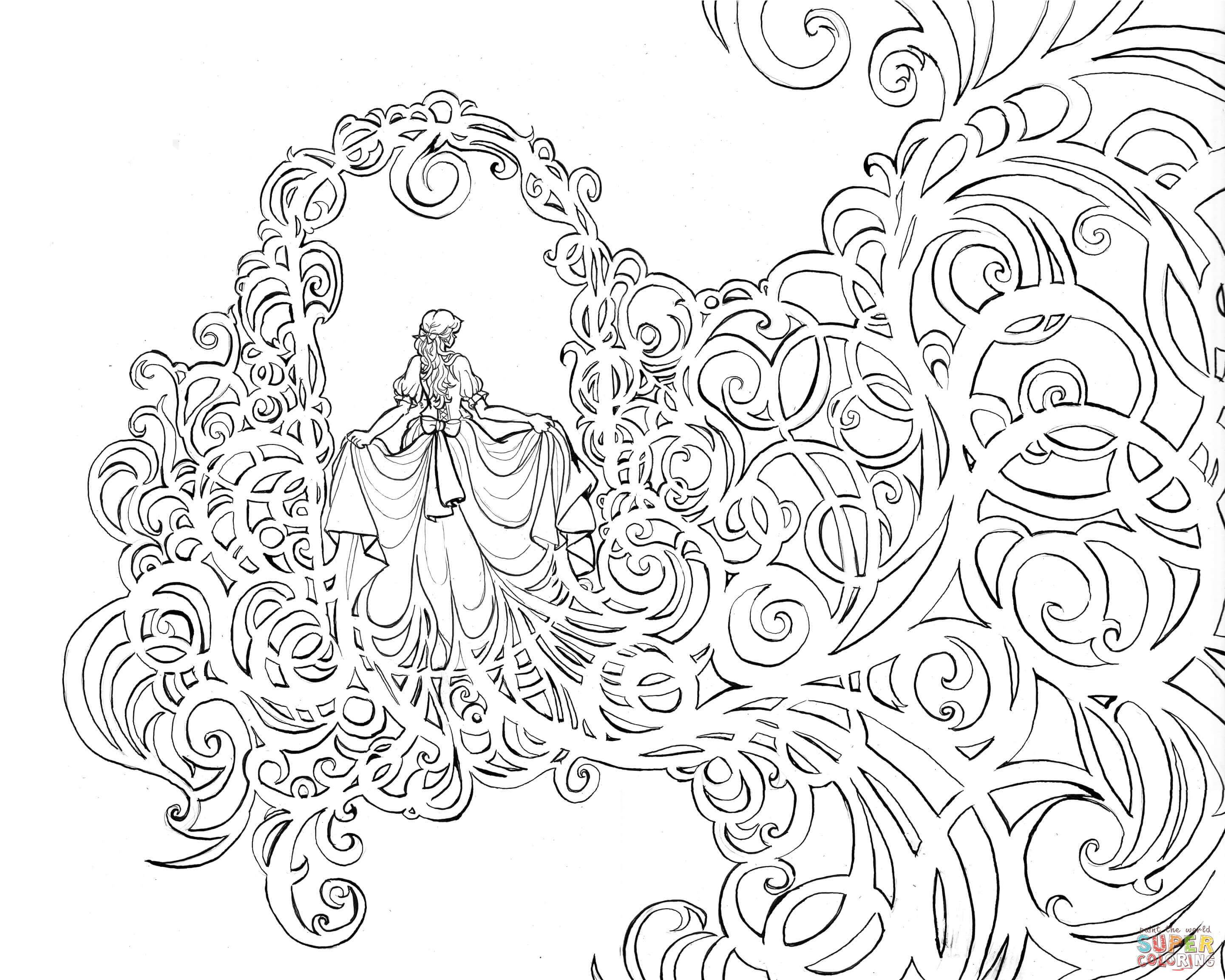 Light and shadow coloring page free printable coloring pages