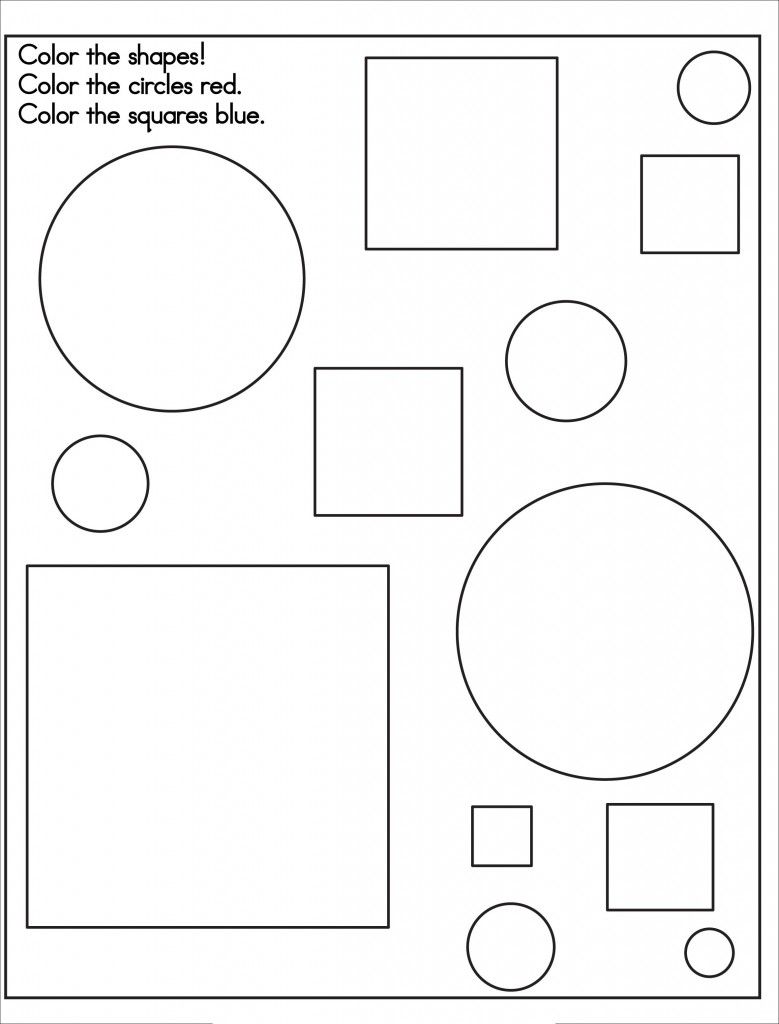 Coloring pages shapes coloring pages