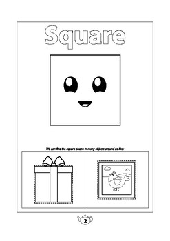 Printable shapes coloring book for kids geometric shapes coloring pages pdf
