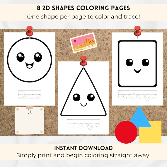 Printable shapes coloring pages shape coloring d shapes coloring and tracing math coloring name shapes tracing shape worksheets