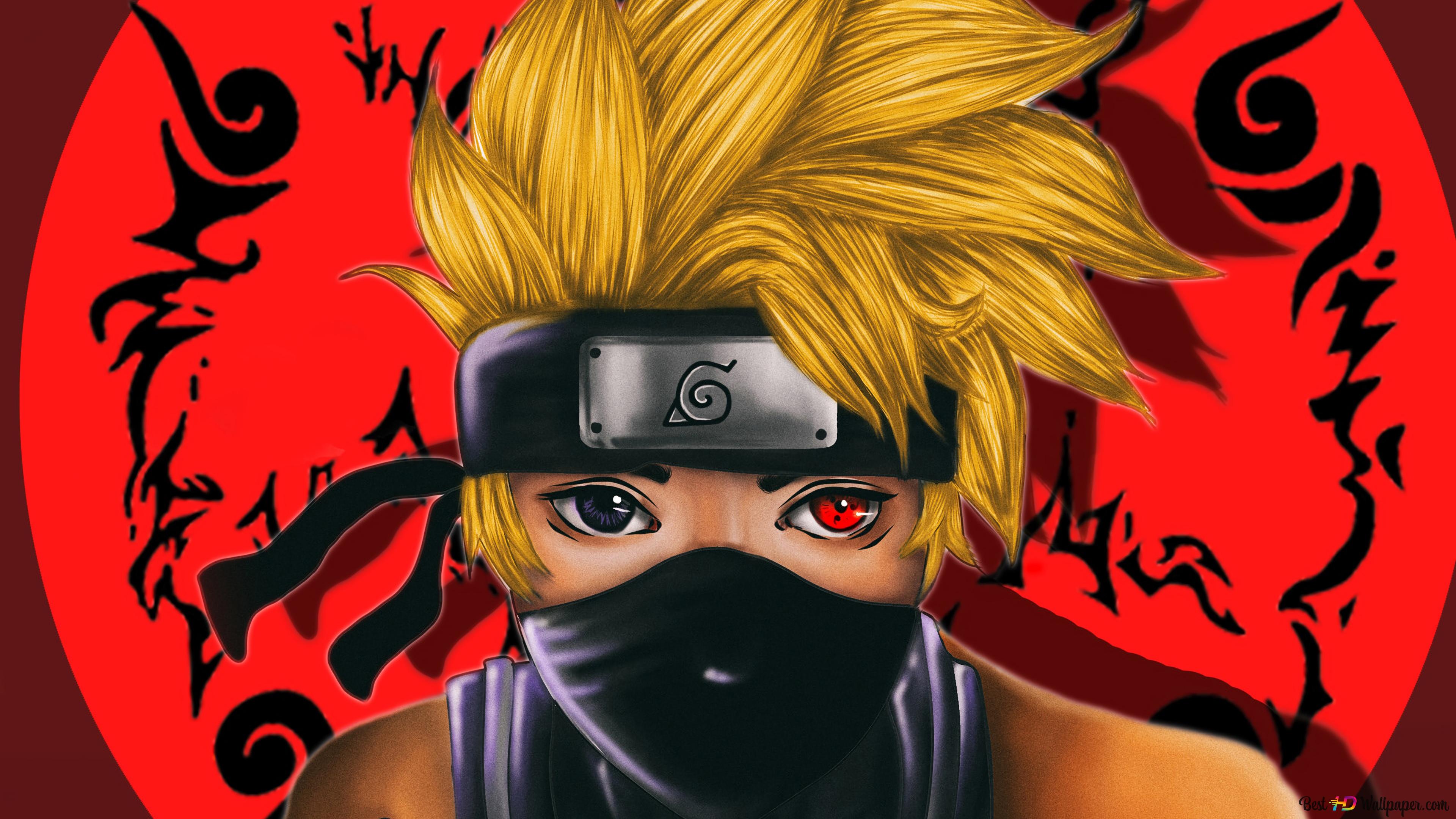 Naruto with an sharingan eye k wallpaper download