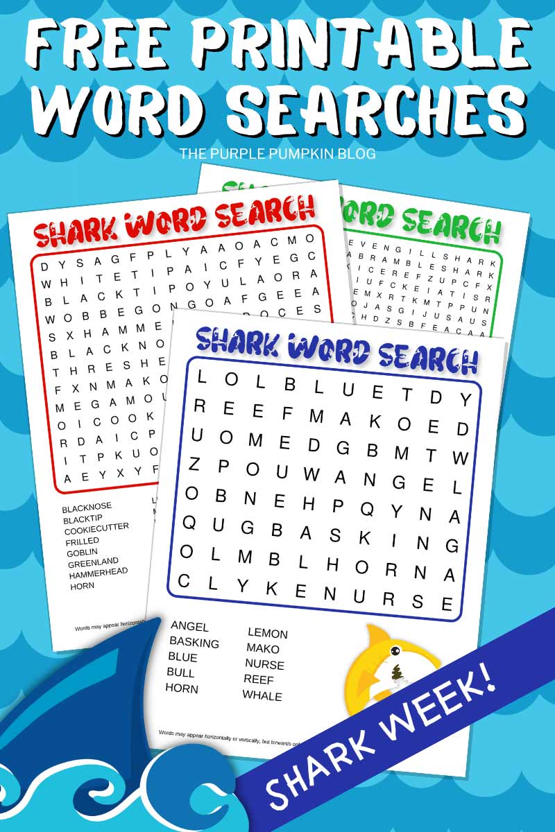 Word search printables