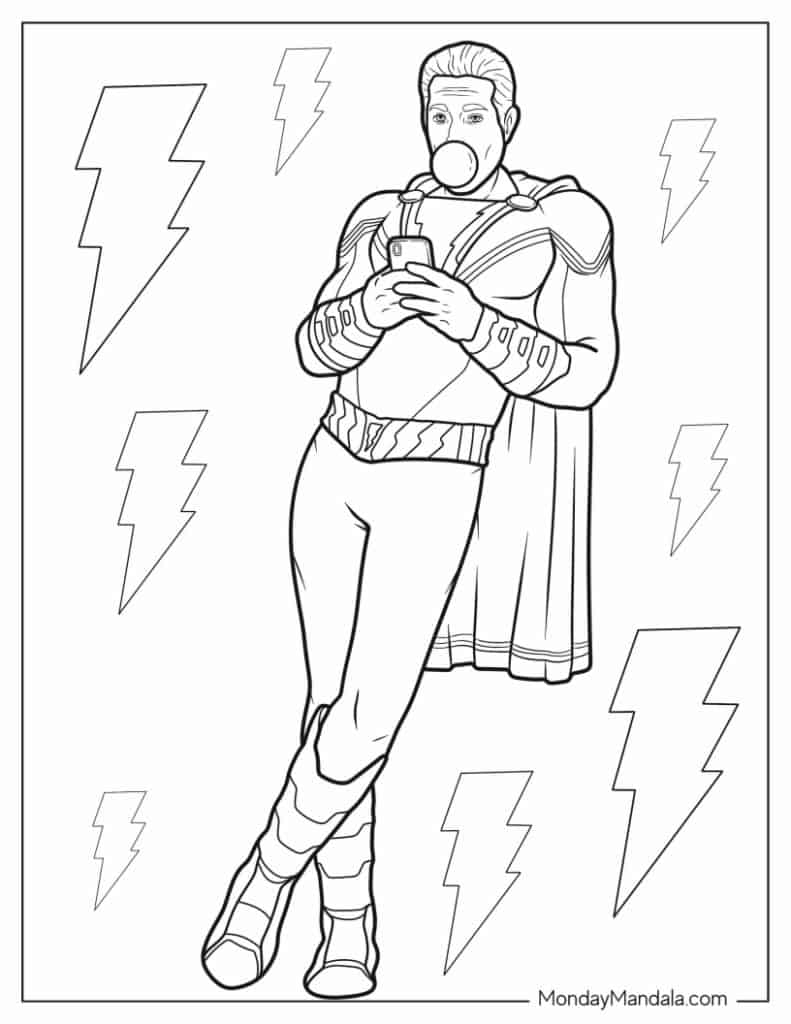 Superhero coloring pages free pdf printables