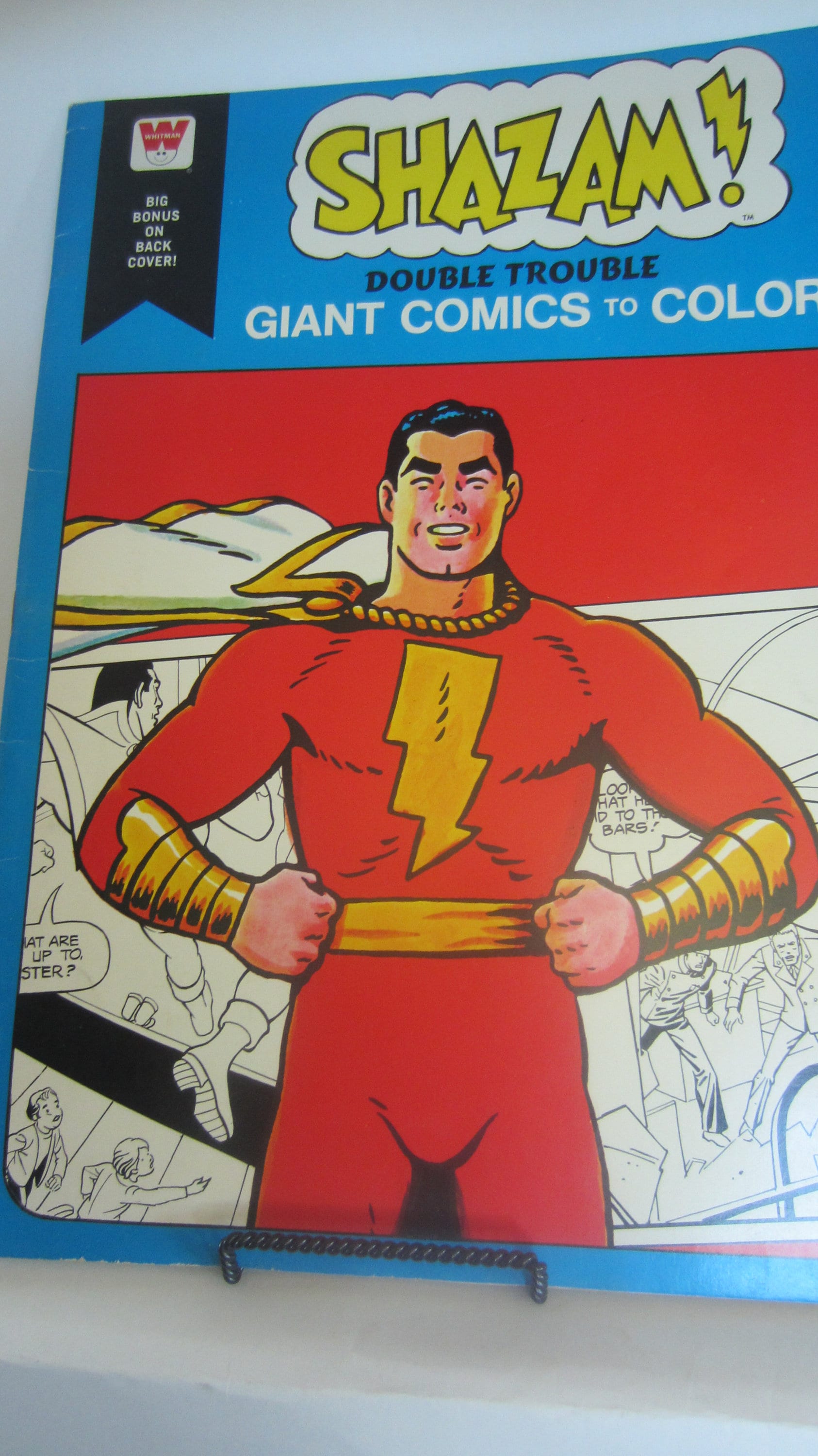 Shazam giant captain marvel coloring book ics to color