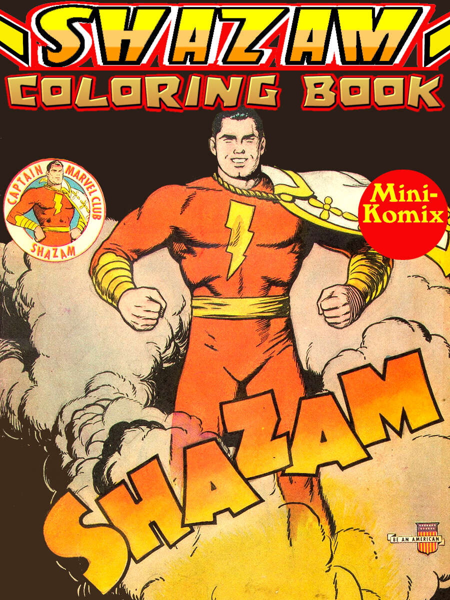 Shazam coloring book