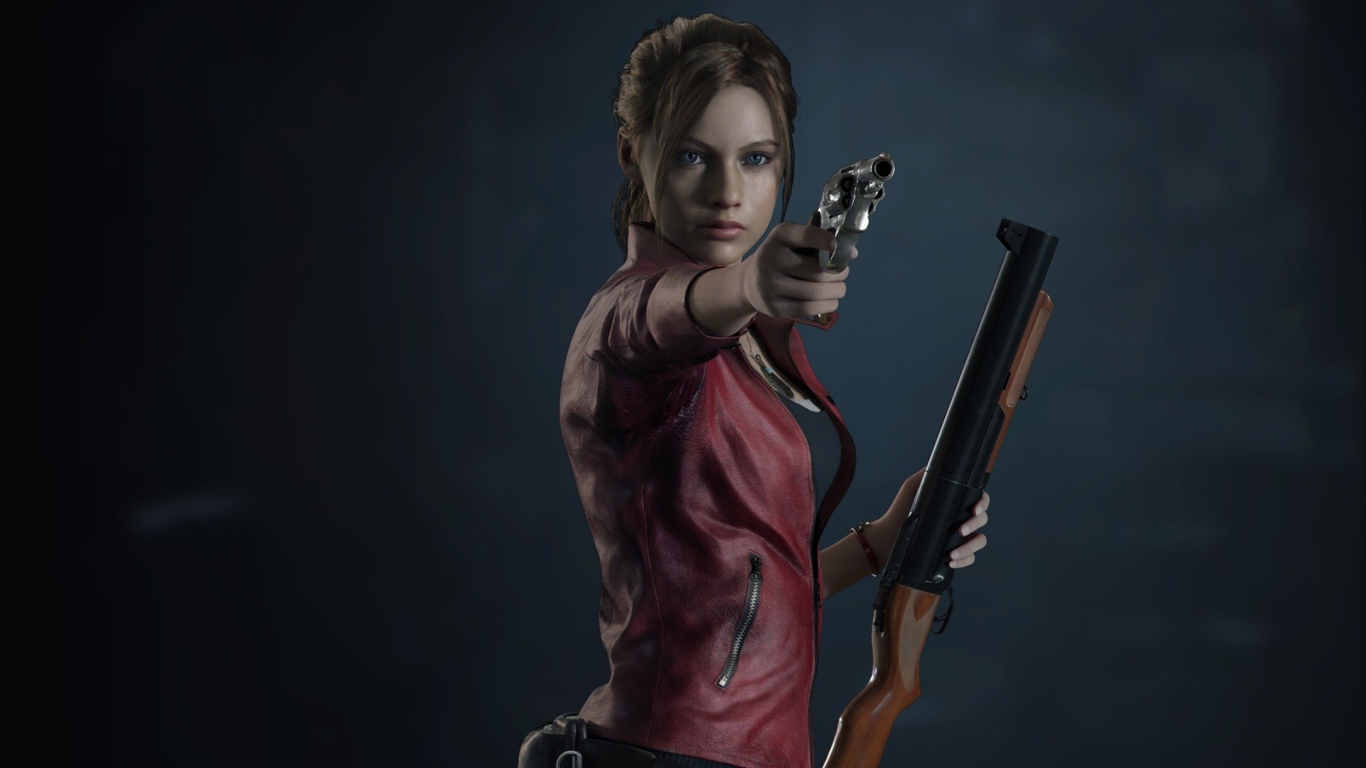 Wallpaper id resident evil video games game art claire redfield sherry birkin free download