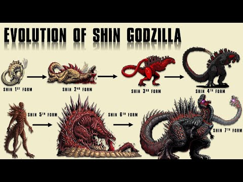 The forms of sh godzilla ultimate evolution