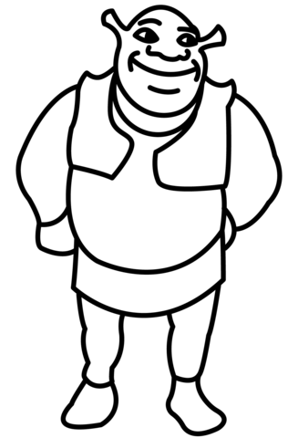 Shrek coloring pages free coloring pages