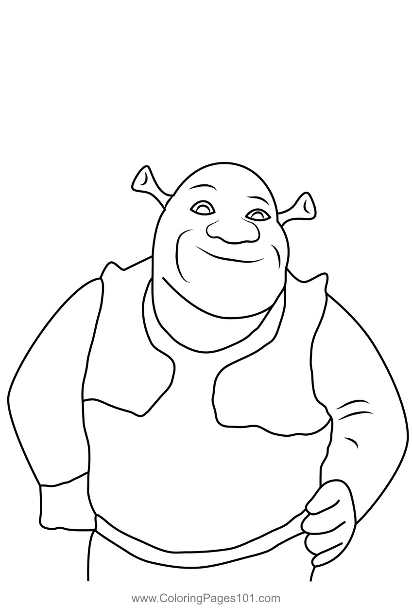 Shrek coloring page shrek coloring pages coloring pages for kids