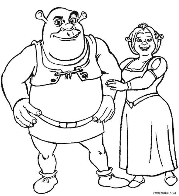 Free coloring pages of plant vs hearts shrek coloring pages princess fiona