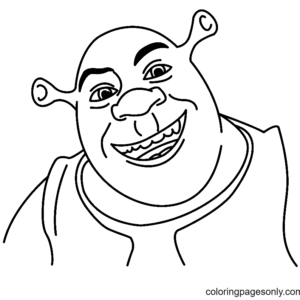 Shrek coloring pages printable for free download