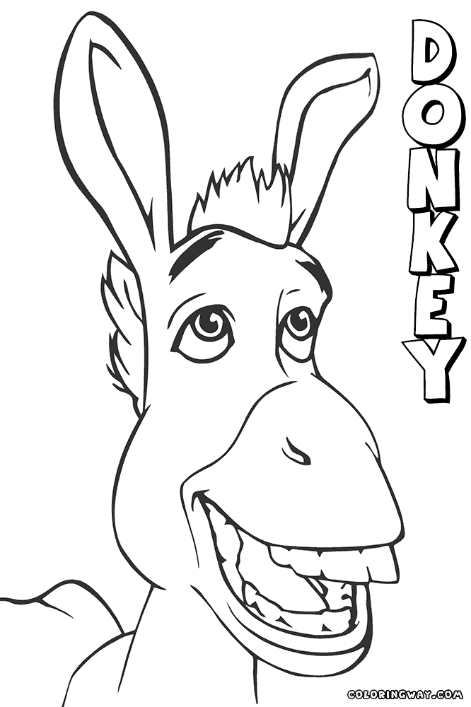 Donkey shrek loring pages loring pages shrek embroidery template