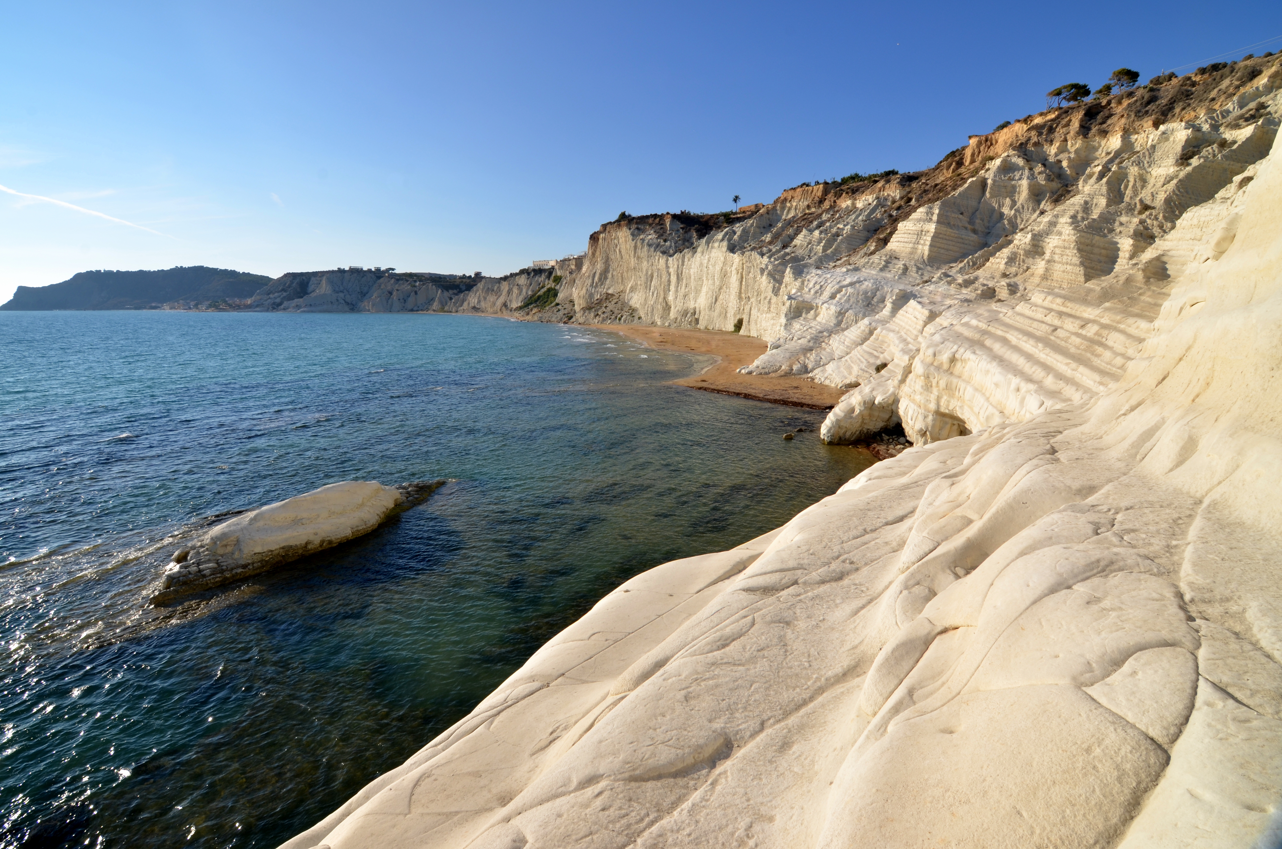 Wallpaper sicilia italia scale dei turchi cliff cant s acantilado mar mediterraneo sunset solpor isla x