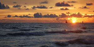 Sunset siesta key florida beach wallpaper insert your photos
