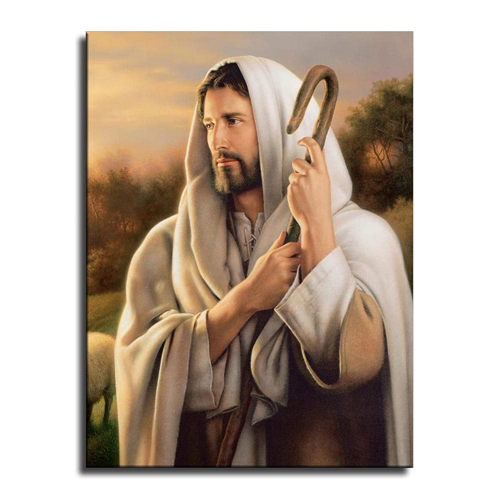 The lord is my shepherd by simon dewey christ jesus poster picture print canvas wall art home room decor mural