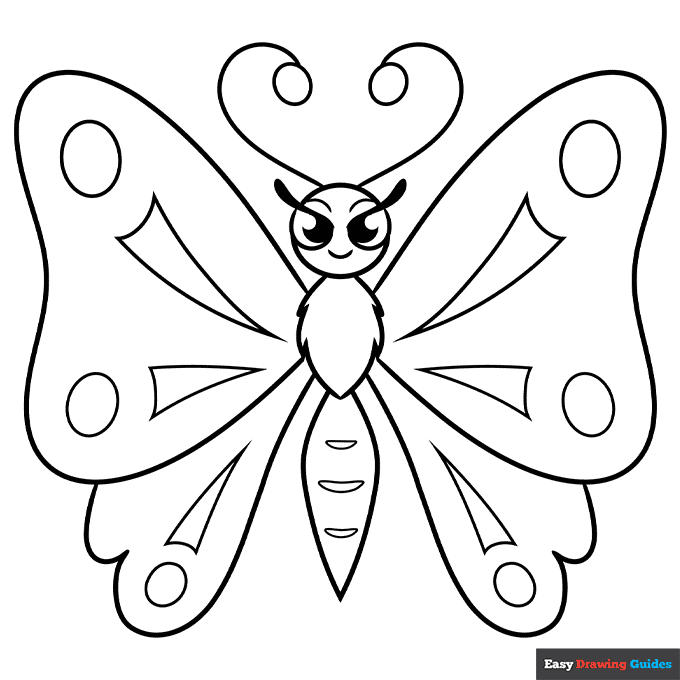 Free printable easy cute coloring pages for kids