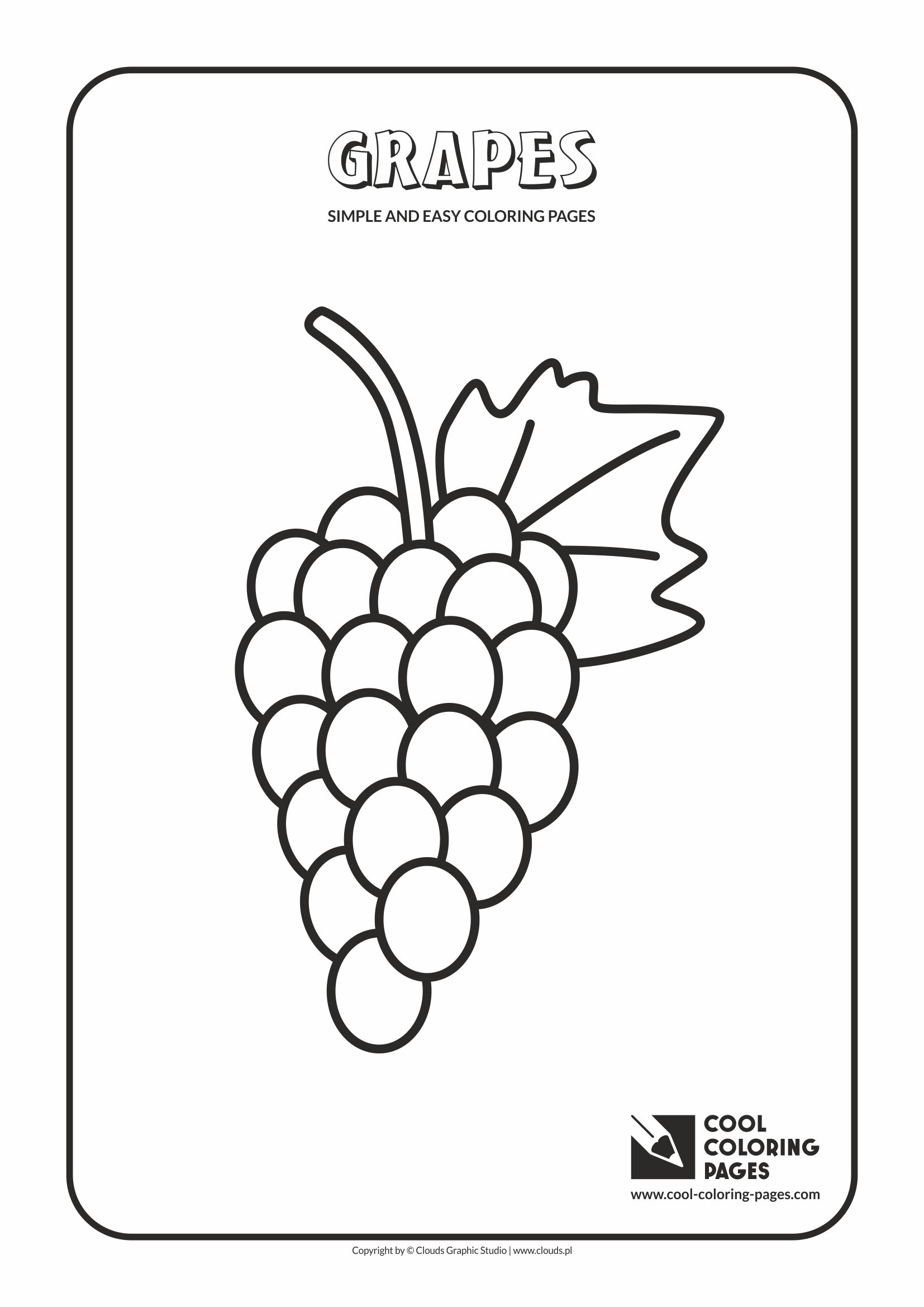 Cool coloring pages simple and easy coloring pages