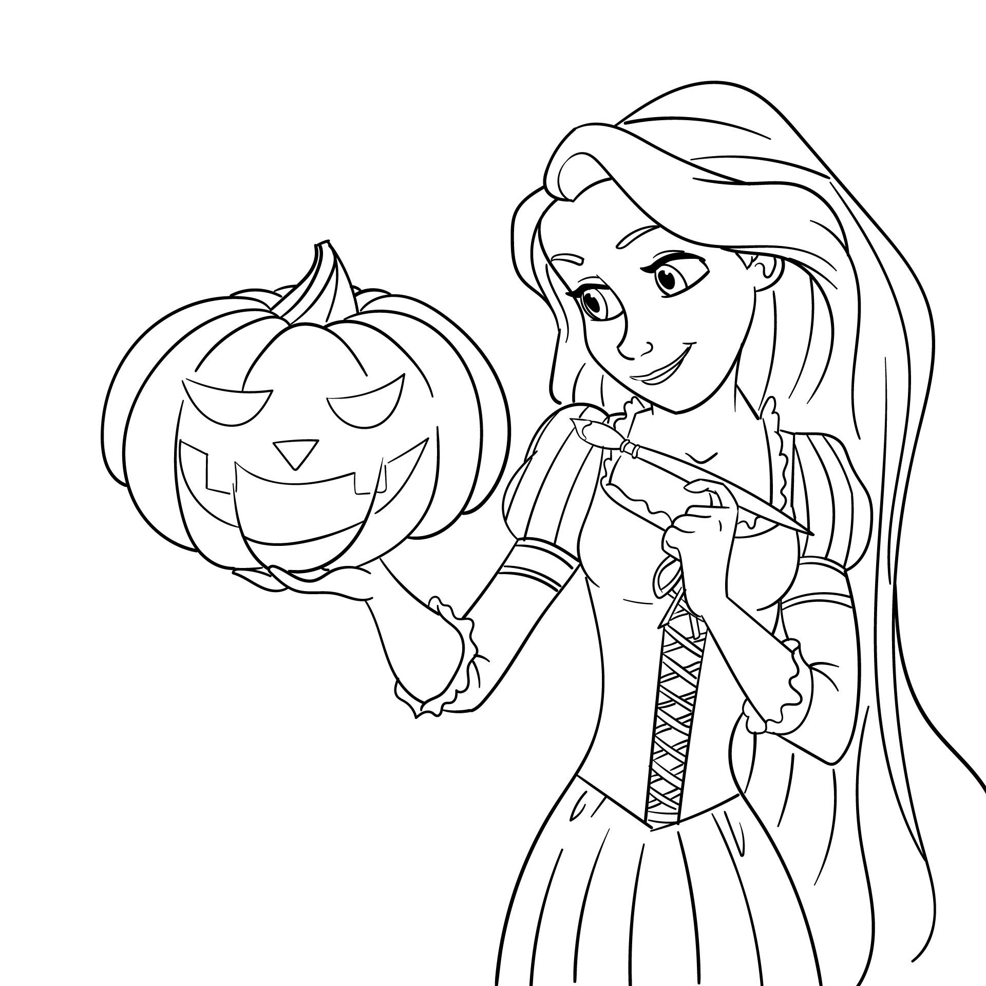 Best disney halloween coloring pages printable pdf for free at prâ halloween coloring pages halloween coloring pages printable disney princess coloring pages