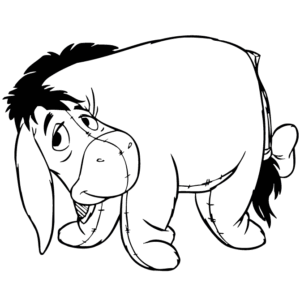 Eeyore coloring pages printable for free download