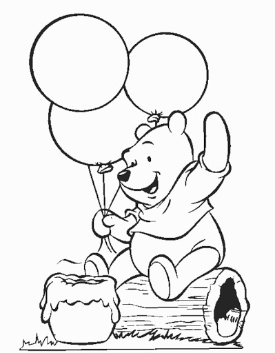 Coloring pages pooh hugs eeyore coloring page for kids