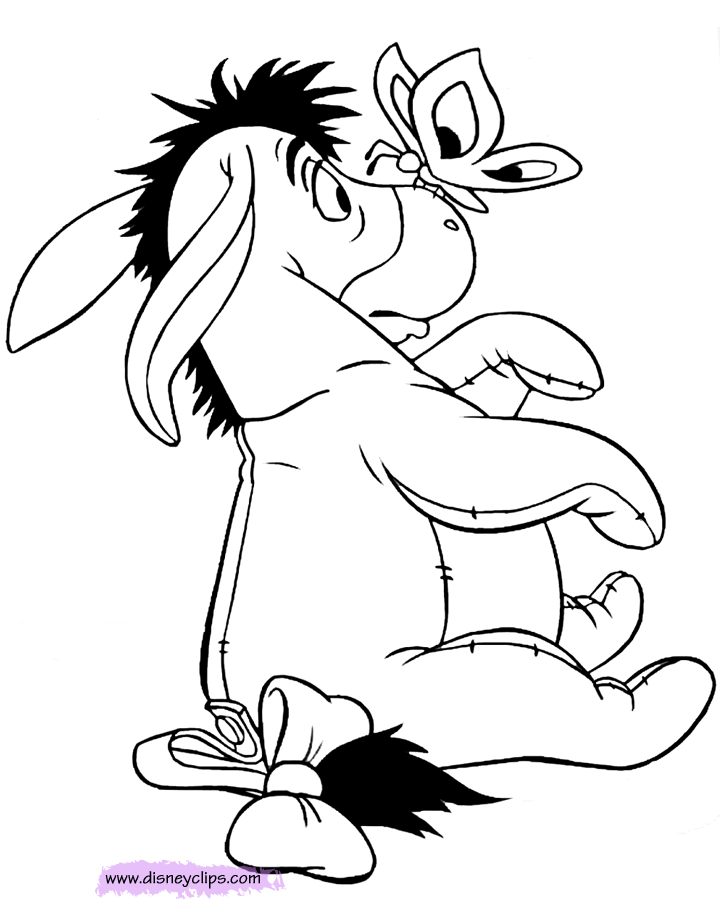 Eeyore disney coloring sheets cartoon coloring pages coloring pages