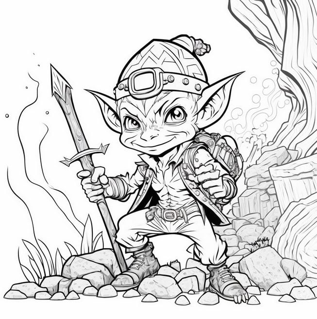 Midjourney prompts for coloring book pages