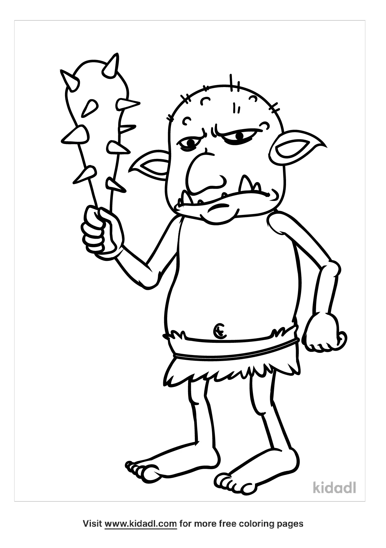 Free goblin coloring page coloring page printables