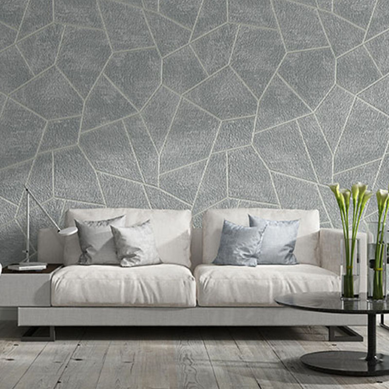 Modern simple wallpaper d geometric flocking non