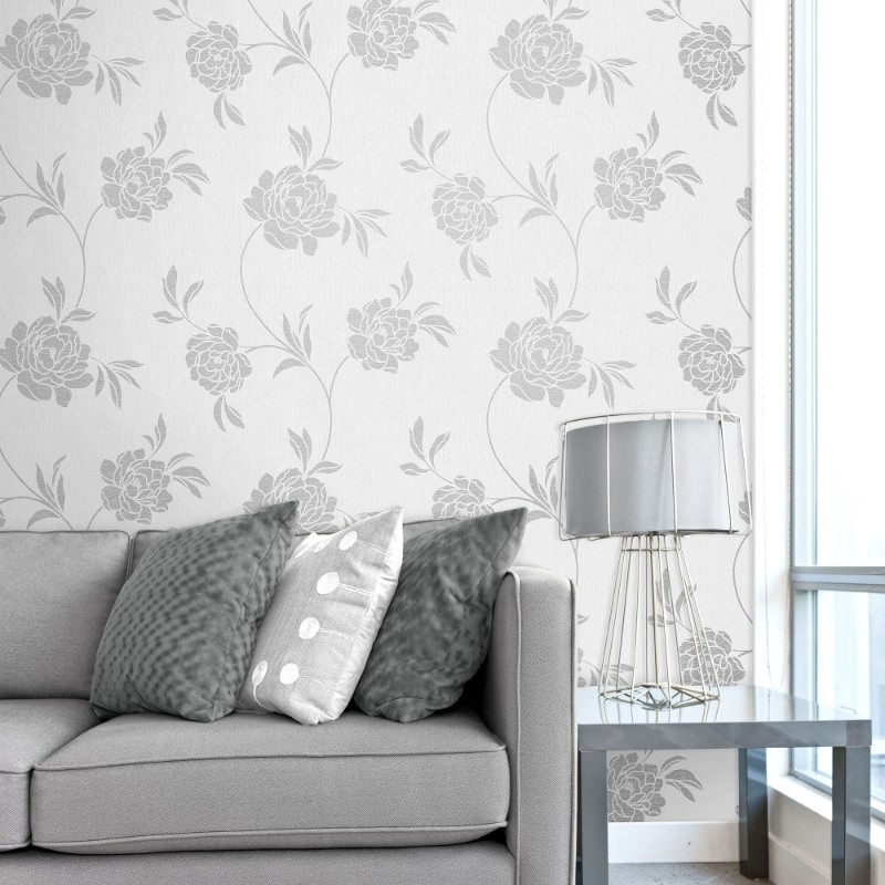 Floral wallpapers that will bring the outdoors into your living room â inspirations essential home