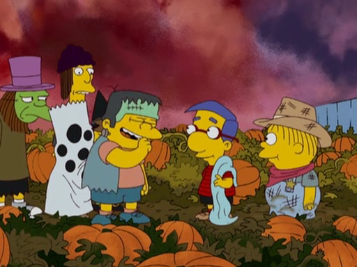 Scary simpsons halloween wallpapers free simpsons halloween pictures