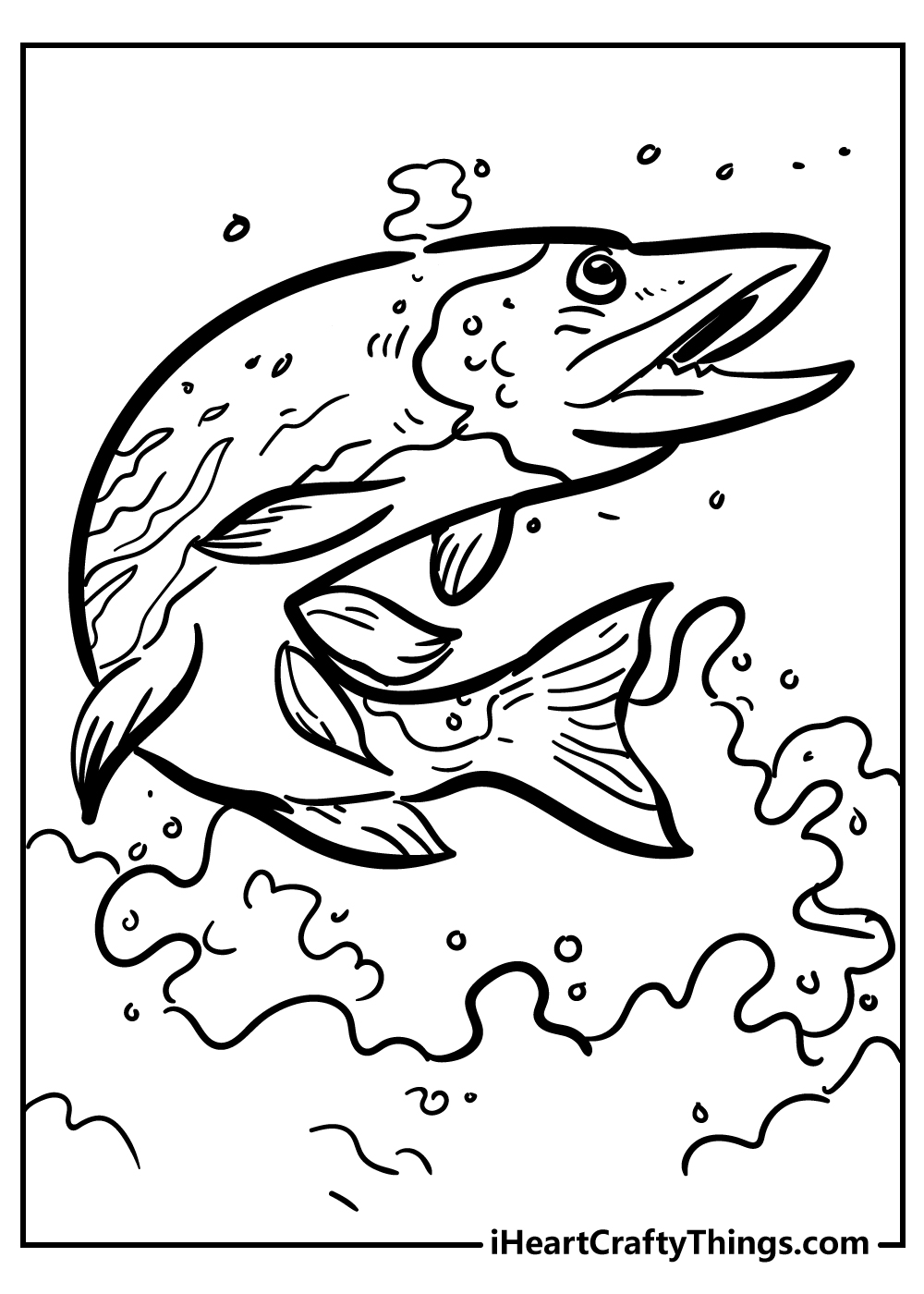 Fish coloring pages free printables
